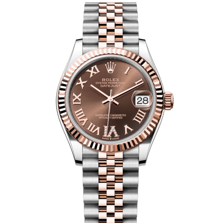 Datejust Rose Gold & Steel Brown Dial 31mm Product Image 1