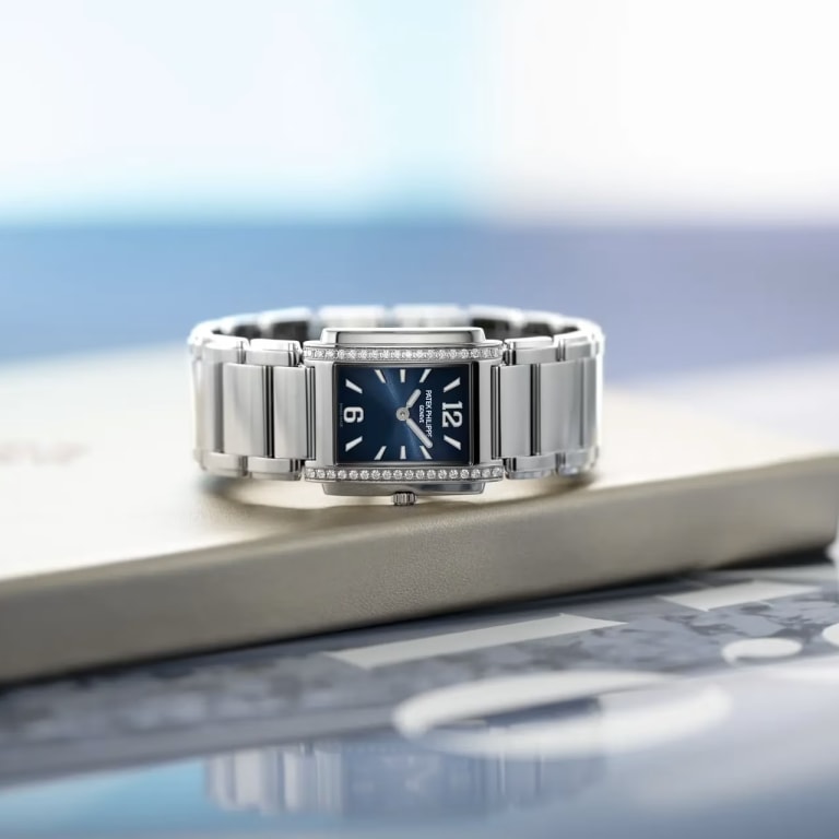 Twenty~4 Manchette Steel Diamond Blue Dial 25mm Product Image 5
