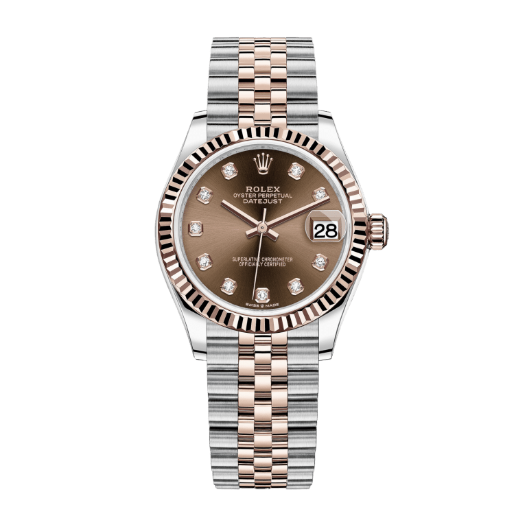 Datejust Rose Gold & Steel Jubilee Brown Dial 31mm Product Image 1
