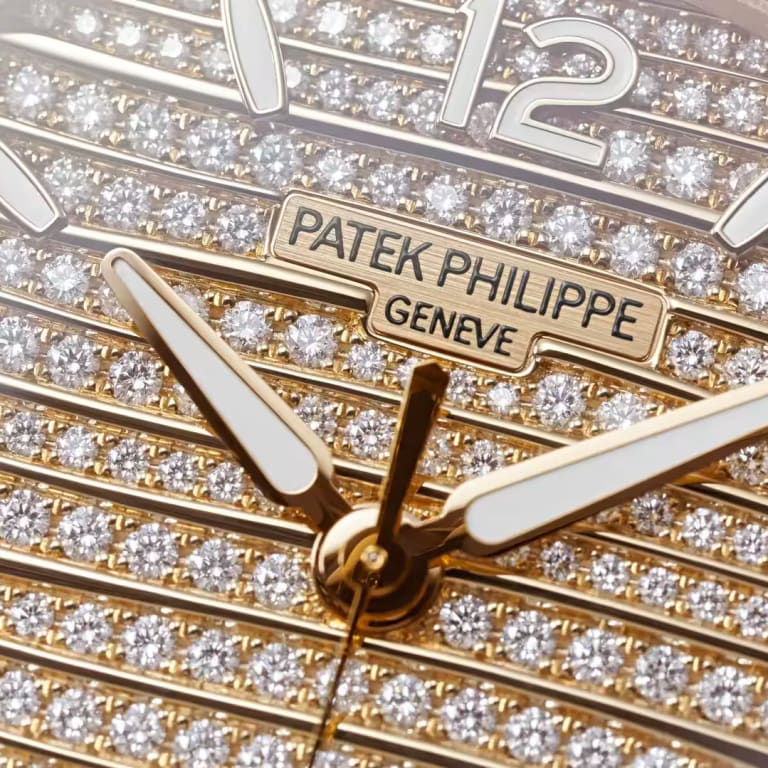 Nautilus Rose Gold Diamond Pave Dial 35mm Product Image 5