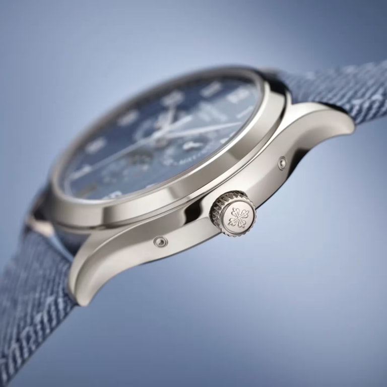 Annual Calendar White Gold Blue Shantung Dial 38mm Product Image 2