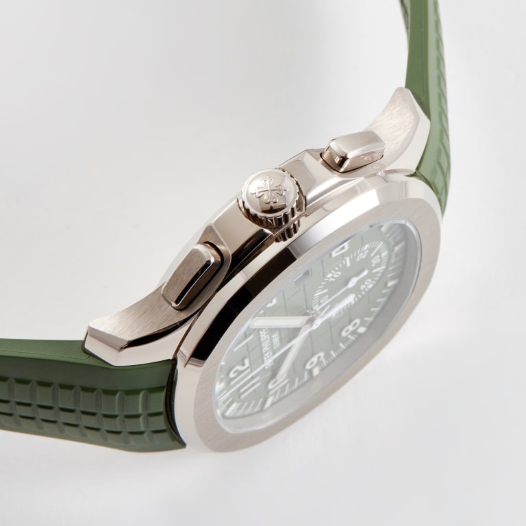 Aquanaut Chronograph White Gold Green Dial 42mm Product Image 3