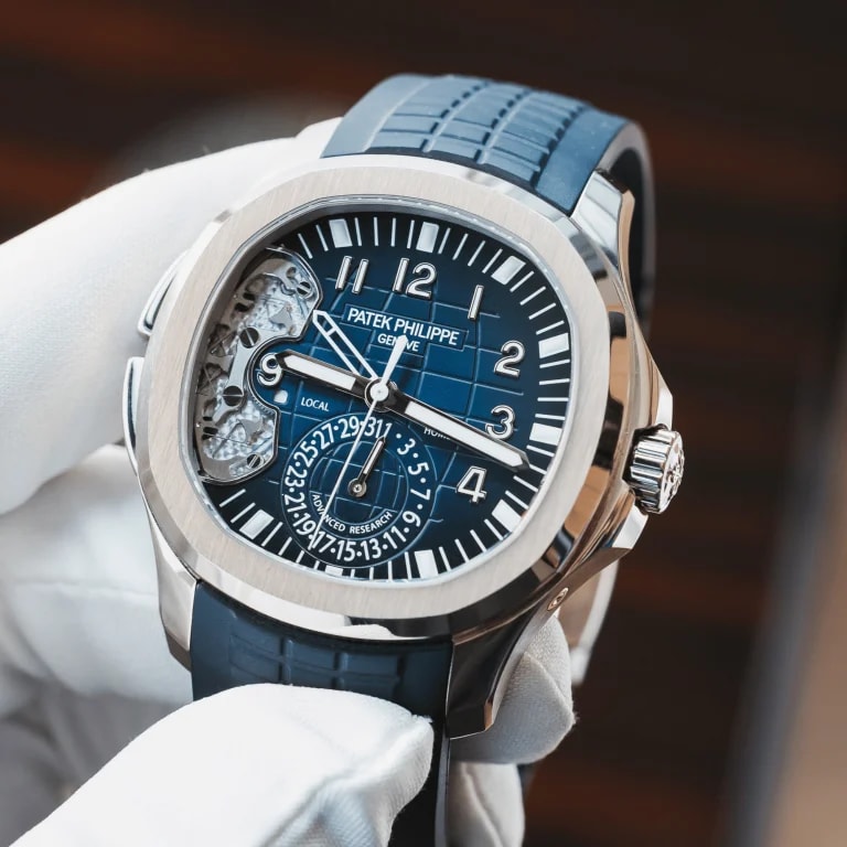 Aquanaut Travel Time Advanced Research White Gold Blue Dial 40mm Product Image 2