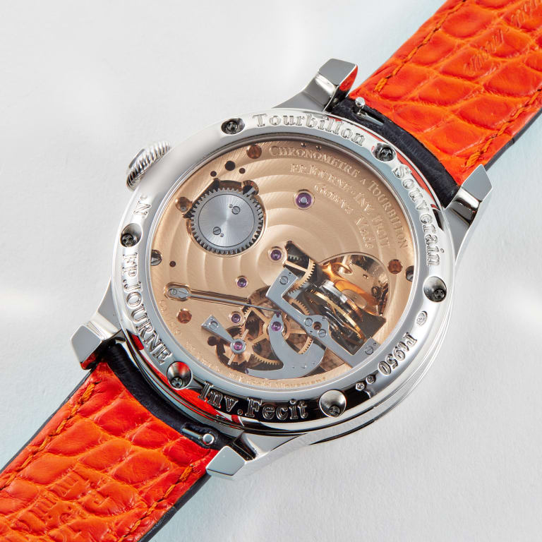 Vertical Tourbillon Platinum Salmon Dial 42mm Product Image 6