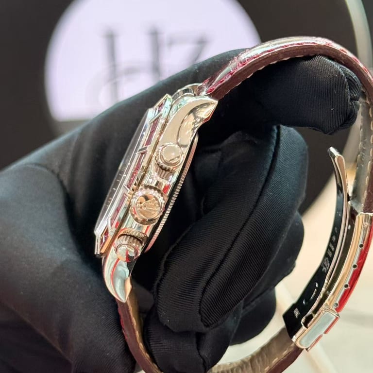 Daytona White Gold Ruby Pave Dial 40mm Product Image 5