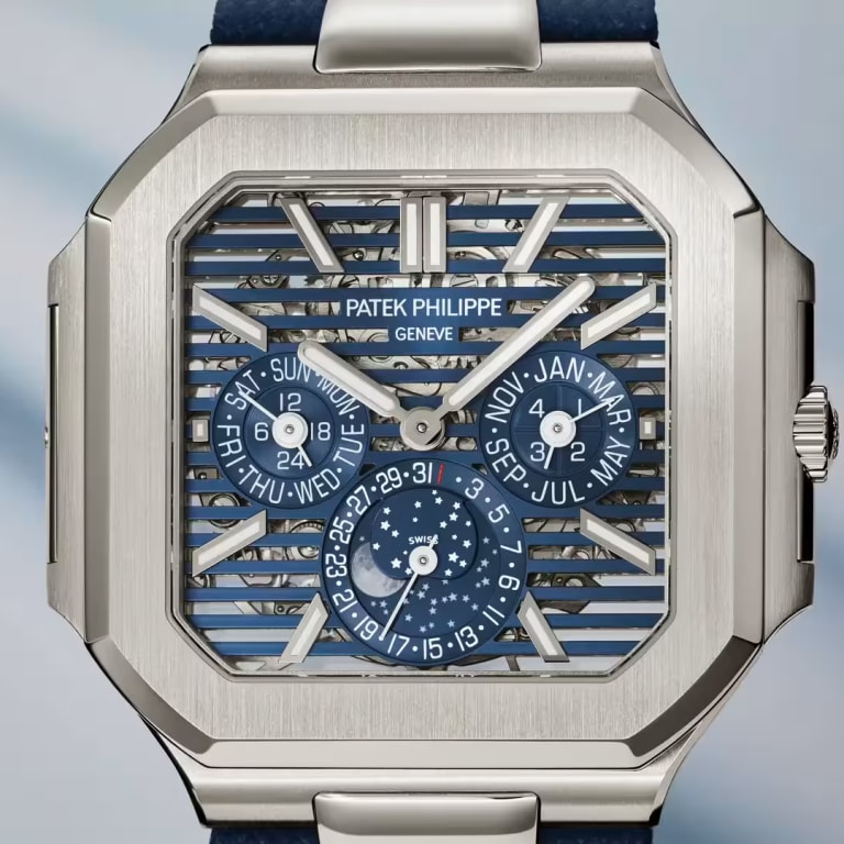 Cubitus Perpetual Calendar Platinum Skeleton Dial 45mm Product Image 3