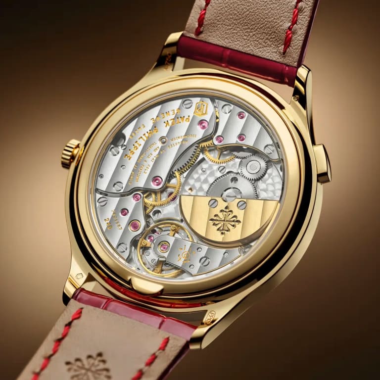 World Time Yellow Gold Red Dial 36mm Product Image 8