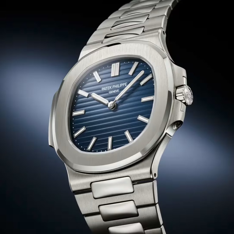 Nautilus "50th Anniversary" White Gold Blue Dial 41mm Product Image 1
