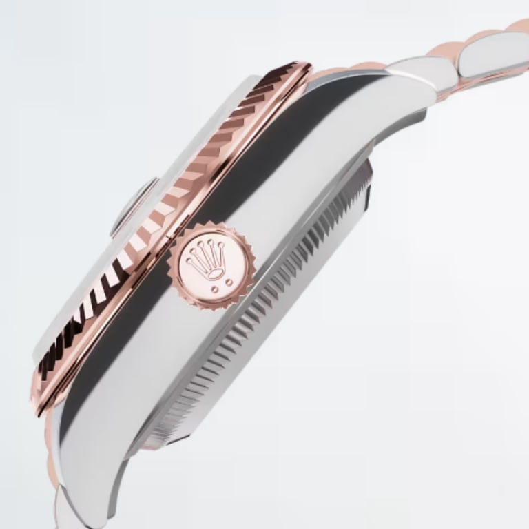 Lady-Datejust Rose Gold & Steel Jubilee Mother of Pearl Dial 28mm Product Image 2