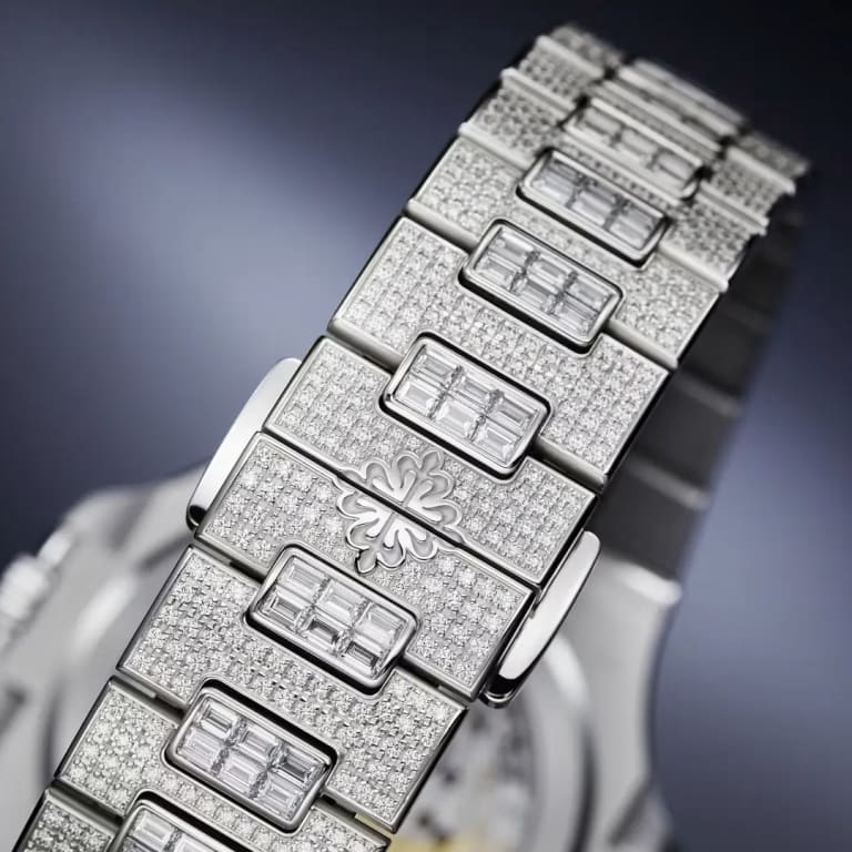 Nautilus Haute Joaillerie White Gold Diamond Pave Dial 41mm Product Image 5