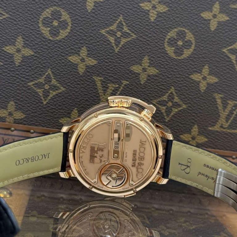 Opera Godfather Musical Watch Rose Gold Black Dial 49mm Product Image 7