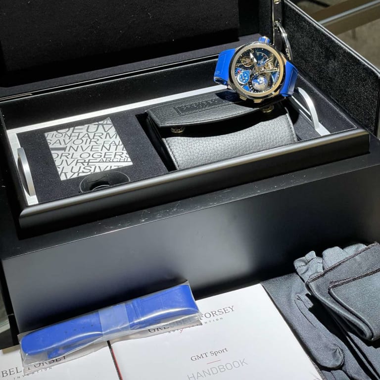 GMT Sport Tourbillon Titanium Blue Dial 45mm Product Image 6