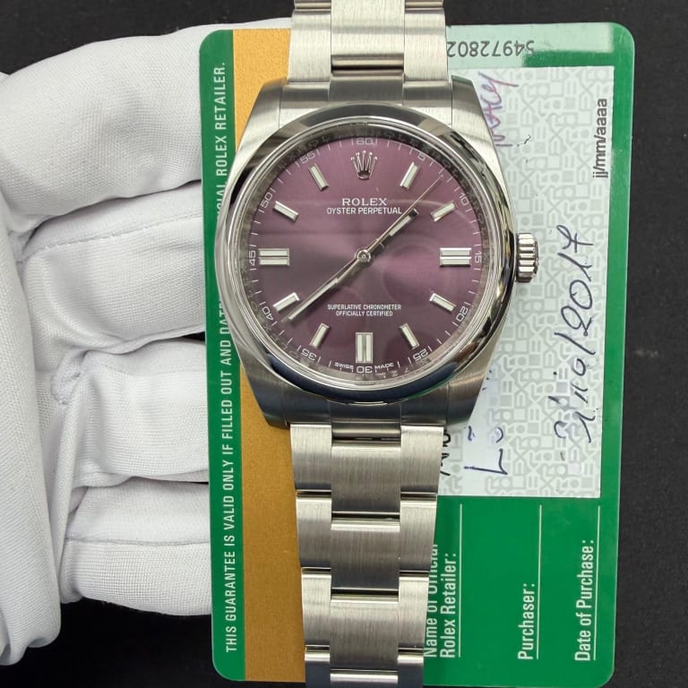 Oyster Perpetual Steel Purple Dial 36mm Product Image 2
