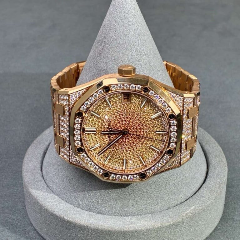 Royal Oak Selfwinding Rose Gold Diamond Pink Dial 41mm Product Image 4