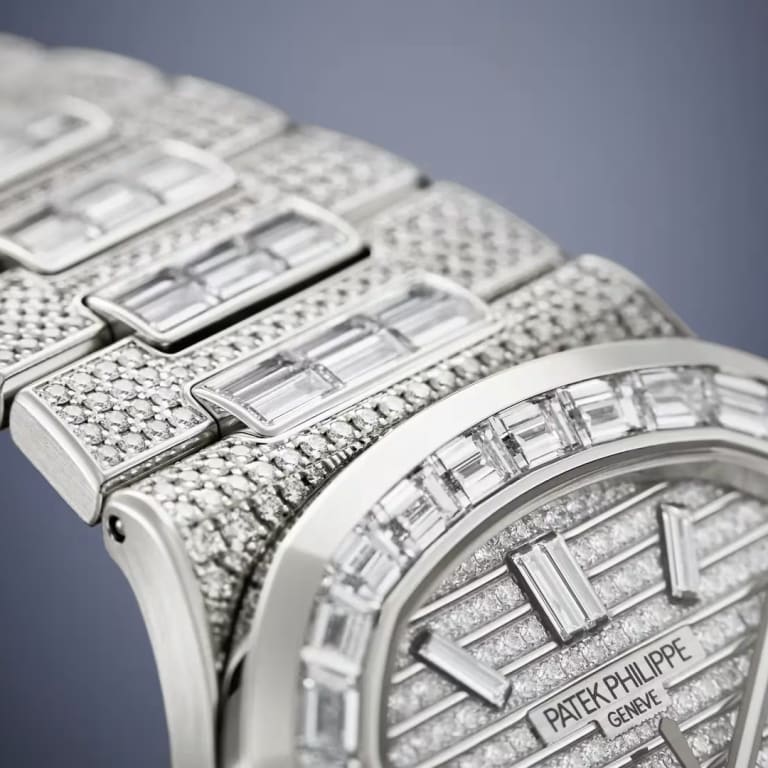 Nautilus Haute Joaillerie White Gold Diamond Pave Dial 41mm Product Image 7