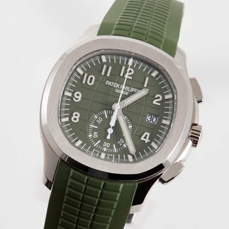 Aquanaut Chronograph White Gold Green Dial 42mm Product Image 1