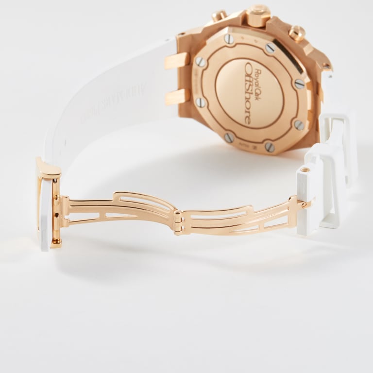 Royal Oak Offshore Rose Gold Diamond Silver Dial 37mm Product Image 11