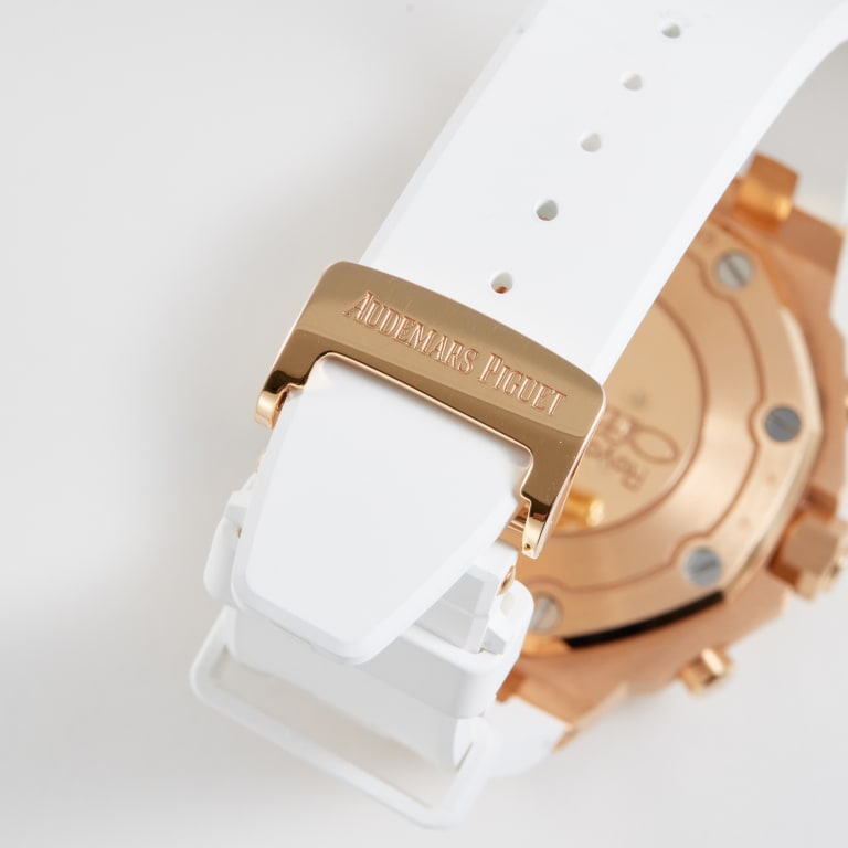Royal Oak Offshore Rose Gold Diamond Silver Dial 37mm Product Image 9