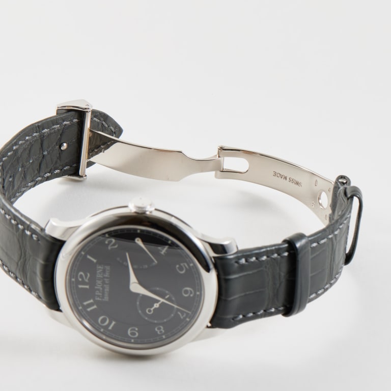 Chronomètre Souverain "Black Label" Platinum Black Dial 40mm Product Image 9