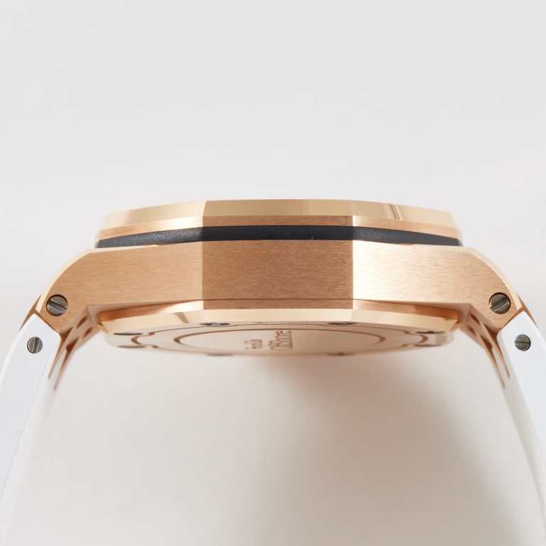 Royal Oak Offshore Rose Gold Diamond Silver Dial 37mm Product Image 6