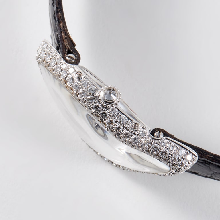 Crash de Cartier White Gold Diamond White Dial 39mm Product Image 3