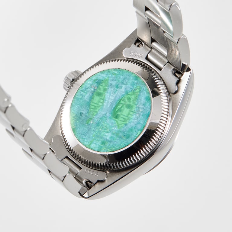 Vintage Oyster Perpetual Steel Blue Dial 24mm Product Image 7