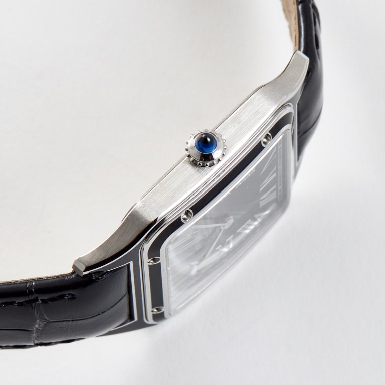 Santos-Dumont Steel Black Dial 31mm Product Image 4