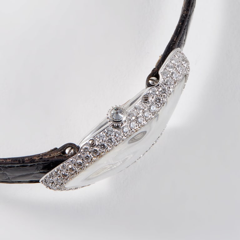 Crash de Cartier White Gold Diamond White Dial 39mm Product Image 4