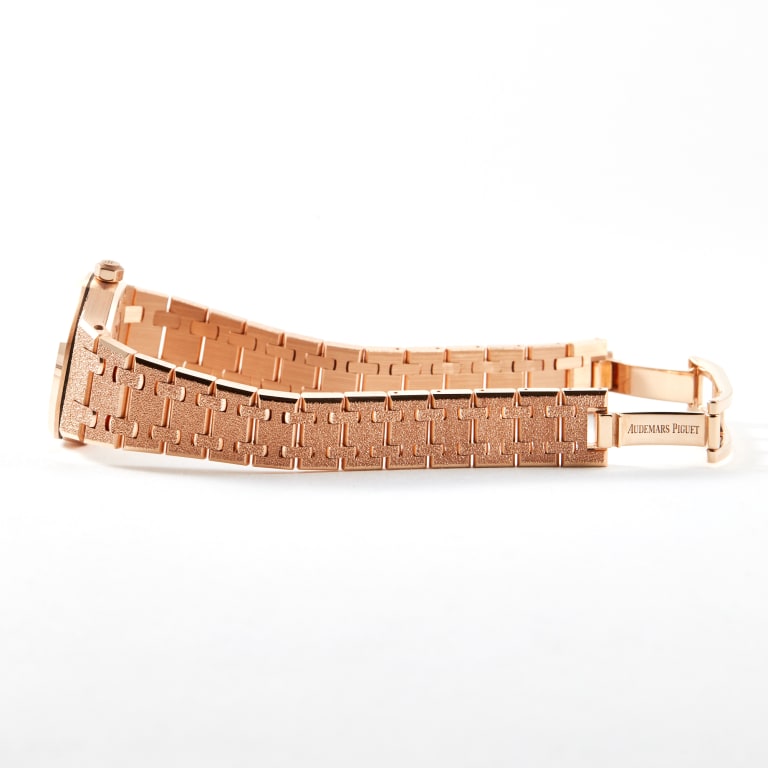 Royal Oak Mini Frosted Rose Gold Pink Dial 23mm Product Image 9