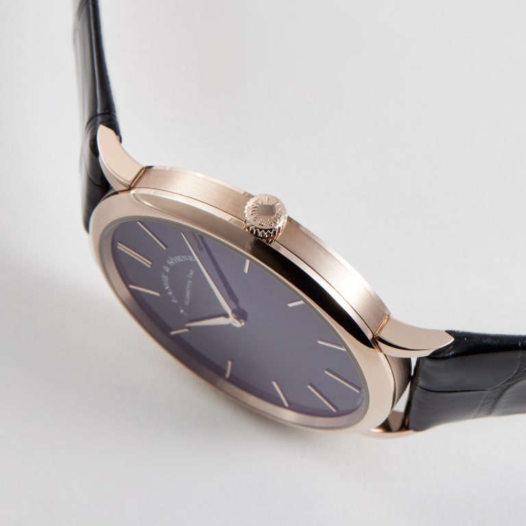 Saxonia Thin Honey Gold Black Oynx Dial 40mm Product Image 3