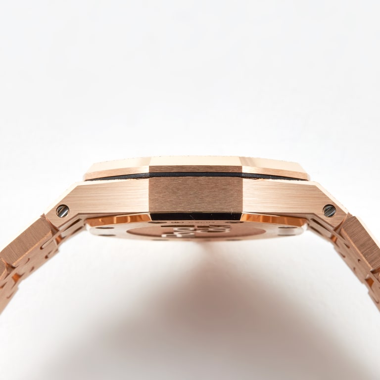 Royal Oak Mini Frosted Rose Gold Pink Dial 23mm Product Image 6