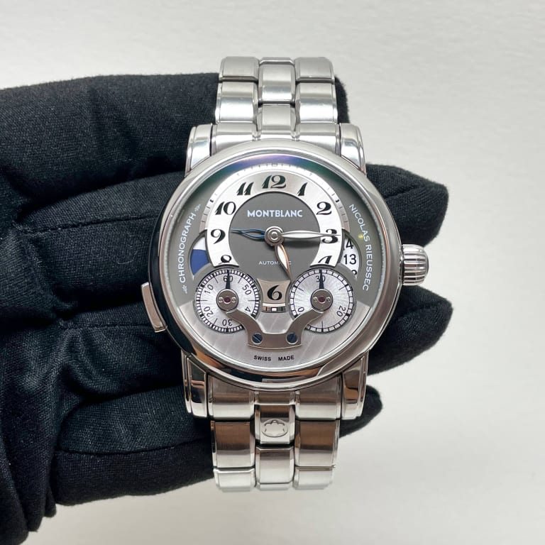 Nicolas Rieussec Chronograph Steel Black Dial 43mm Product Image 1