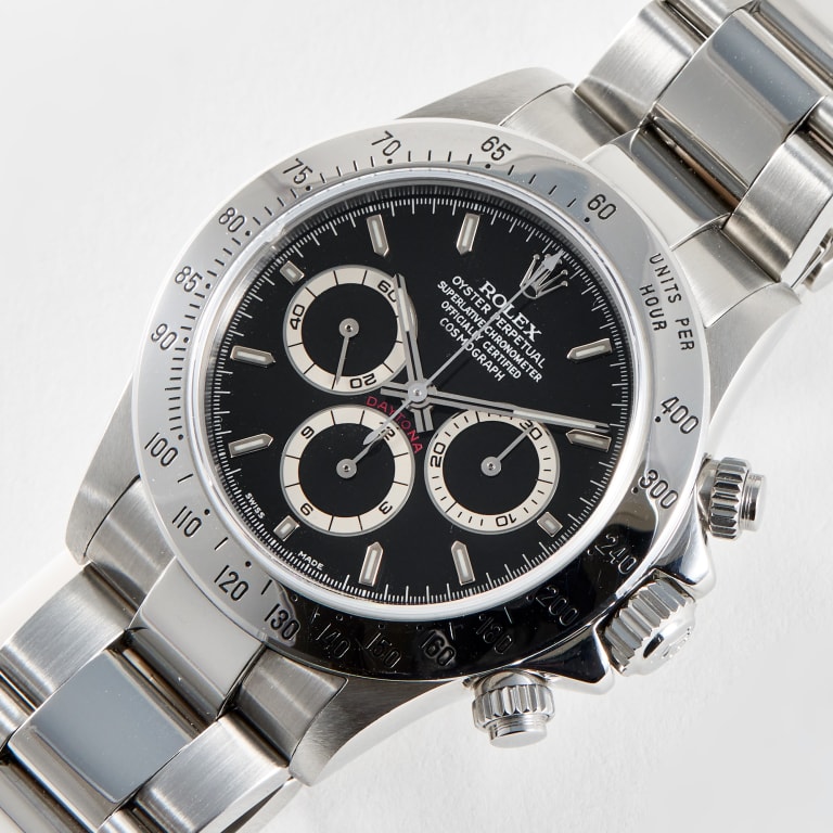 Vintage Daytona "Zenith" Steel Black Dial 40mm Product Image 1
