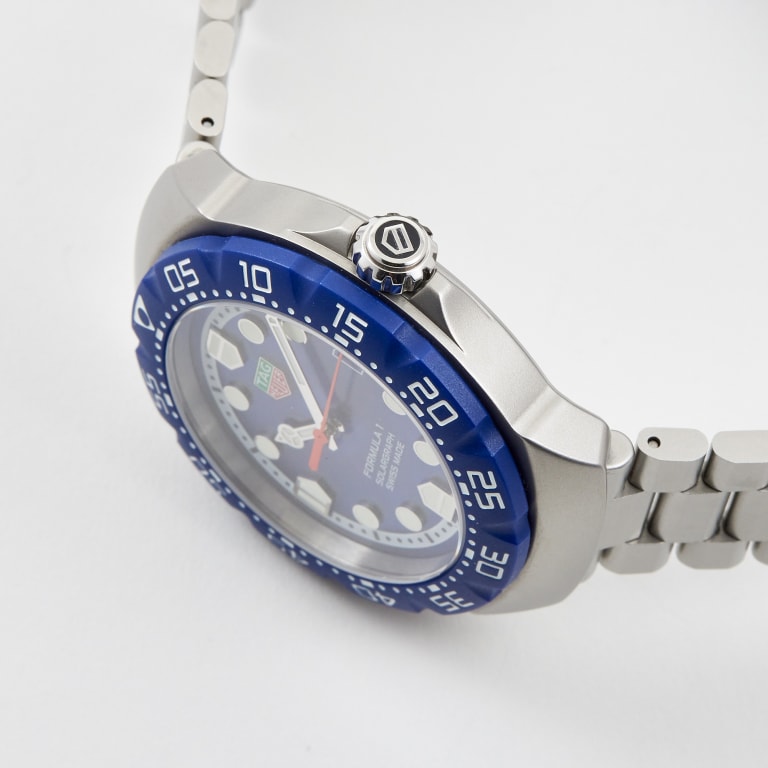 Formula 1 Solargraph Steel Blue Dial 38mm Product Image 3