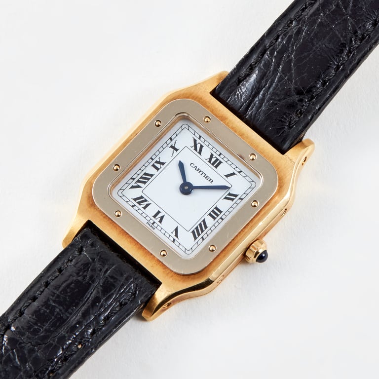 Santos-Dumont Paris Yellow Gold White Dial 23mm Product Image 1