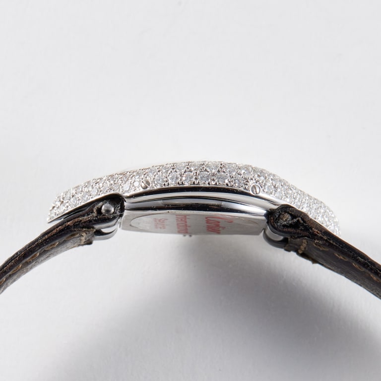 Crash de Cartier White Gold Diamond White Dial 39mm Product Image 6