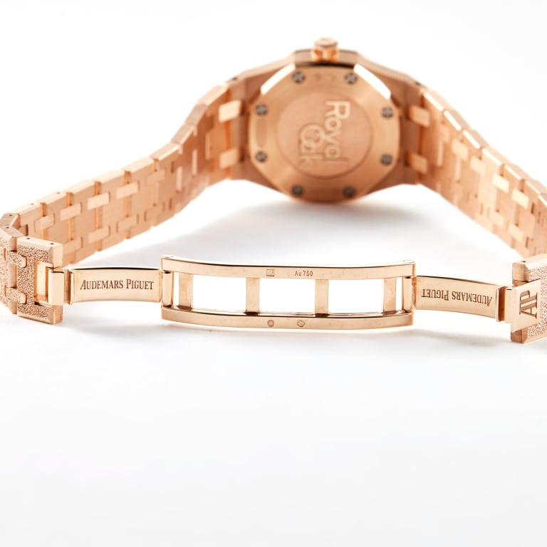 Royal Oak Mini Frosted Rose Gold Pink Dial 23mm Product Image 10