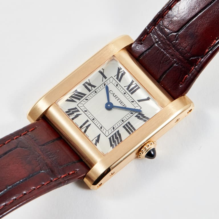 Tank Normale Yellow Gold White Dial 32mm Product Image 1