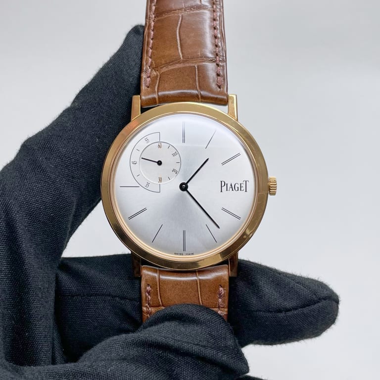 Altiplano Small Seconds Rose Gold Silver Dial 40mm Product Image 1