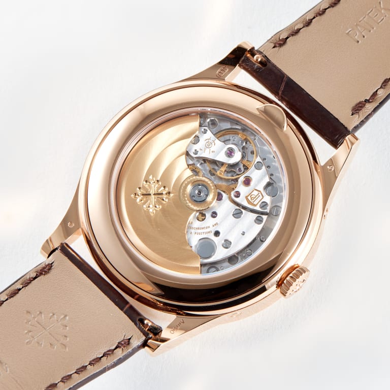 Annual Calendar Rose Gold Silver Dial 38mm Product Image 6