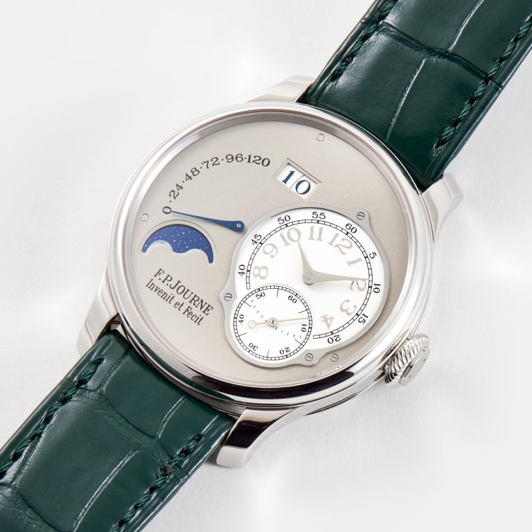 Classique Lune Platinum Silver Dial 40mm Product Image 1