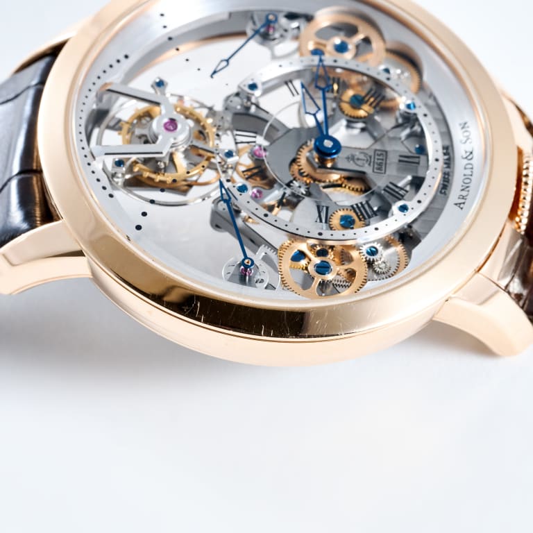 Time Pyramid Tourbillon Rose Gold Skeleton Dial 44mm Product Image 12