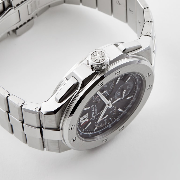 Alpine Eagle XL Chronograph Steel Black Dial 44mm Product Image 4