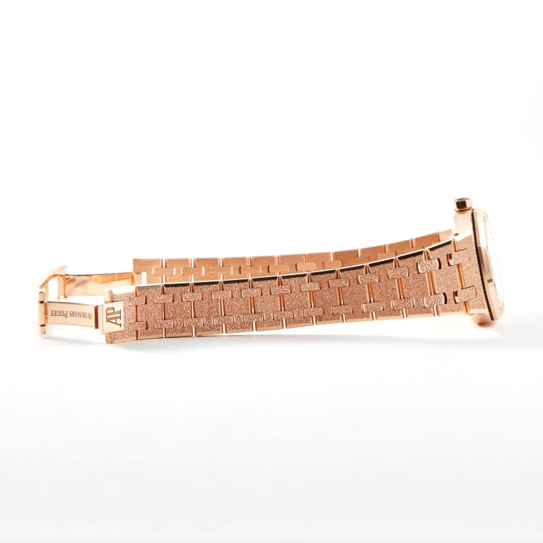 Royal Oak Mini Frosted Rose Gold Pink Dial 23mm Product Image 8