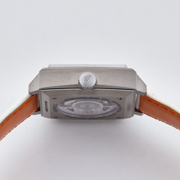 Monaco Chronograph x Gulf Titanium Silver Dial 39mm Product Image 6