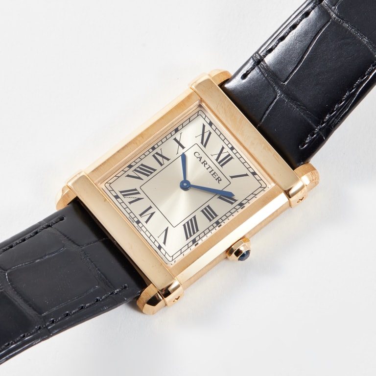 Tank Chinoise Yellow Gold Champagne Dial 39mm Product Image 1