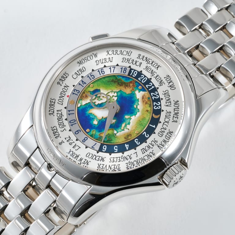 World Time Platinum Cloisonné Enamel Dial 39mm Product Image 1