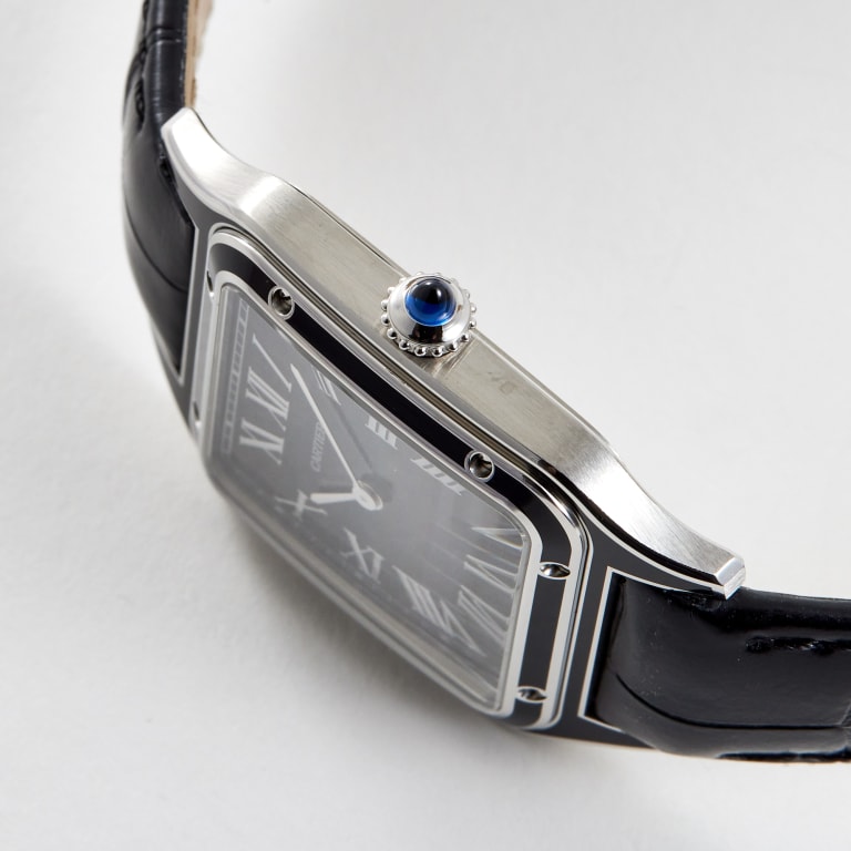 Santos-Dumont Steel Black Dial 31mm Product Image 3