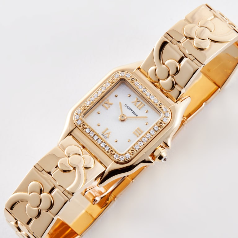 Panthère de Cartier Yellow Gold Diamond White Dial 23mm Product Image 1