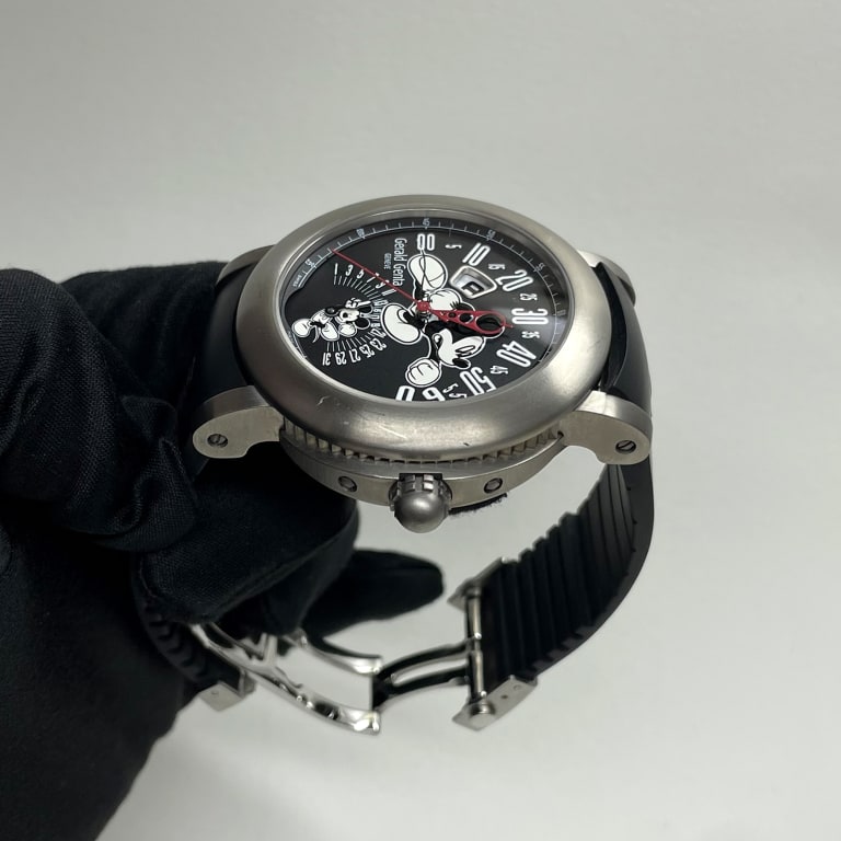 Arena Bi-Retro 'Mickey Mouse' Limited Edition Titainum Black Dial 45mm Product Image 4
